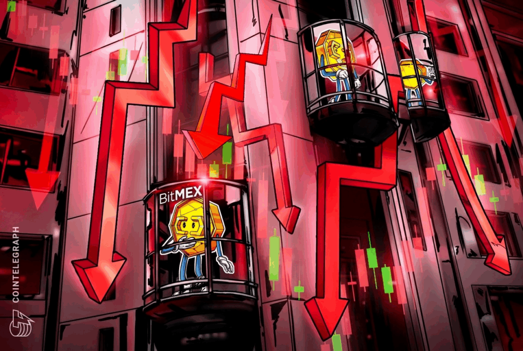 red-falling-elevator-markets-down