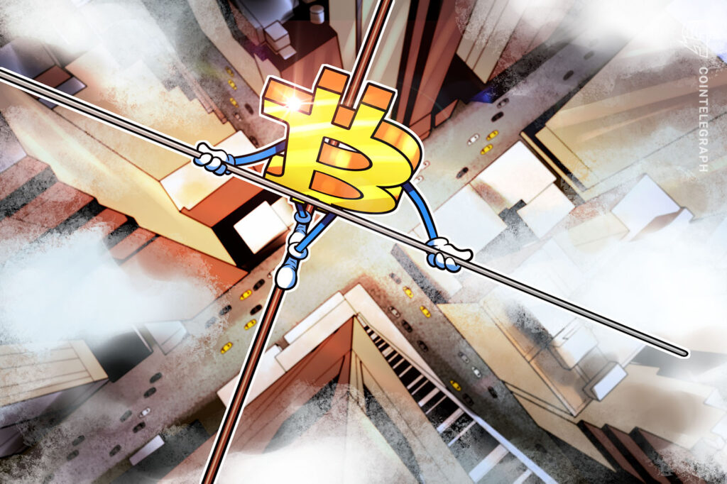 walk-b-man-balance-rope-ropewalker-bitcoin-crypto-market-price